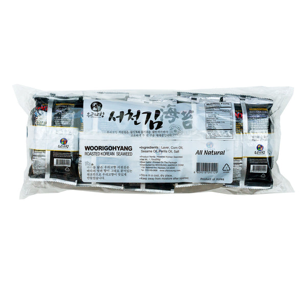 WOORIGOHYANG SEASONED LAVER (ORIGINAL) 海苔(原味) – LIAN HWA FOODS USA