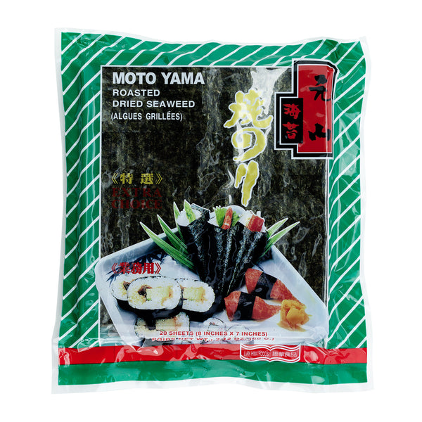 MOTO YAMA ROASTED DRIED SEAWEED (20) 元山 20張入燒海苔(特選)