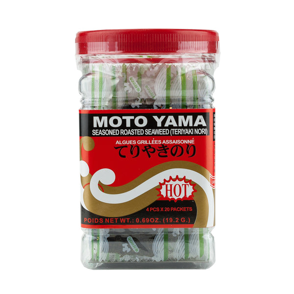 MOTO YAMA SEASONED SEAWEED (HOT) 元山小罐裝調味海苔(辣)